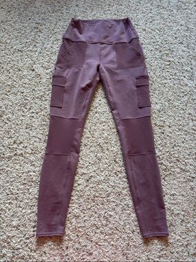 ALO Yoga Mauve Cargo Leggings